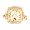 Image 1 : Genuine 14K Yellow Gold 0.51CTW Diamond Semi Mount Ring - REF-81N7A
