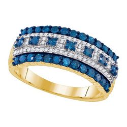 1CT Diamond Anniversary 10KT Ring Yellow Gold