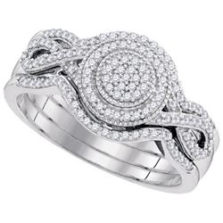 0.33CT Diamond Bridal 10KT Ring White Gold