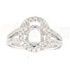 Image 1 : Genuine 14K White Gold 1.79CTW Diamond Semi Mount Ring - REF-138M7F