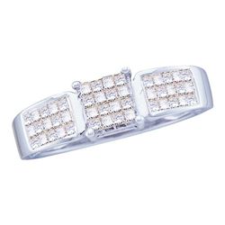 0.50CT Diamond Invisible 14KT Ring White Gold