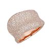 Image 1 : Genuine 18K Rose Gold 2.31CTW Diamond Rings - REF-248R2H