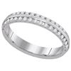 Image 1 : 0.33CT Diamond Machine-Set 10KT Ring White Gold