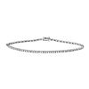 Image 1 : Genuine 1.02 TCW 18K White Gold Ladies Bracelet - REF-125F5N