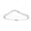 Image 1 : Genuine 14K White Gold 0.18CTW Diamond Band Ring - REF-30T5K