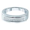 Image 1 : 0.12CT Diamond Micro-Pave 10KT Ring White Gold