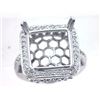 Genuine 14K White Gold 0.87CTW Diamond Semi Mount Ring - REF-103W3G