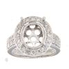 Image 1 : Genuine 14K White Gold 1.02CTW Diamond Semi Mount Ring - REF-142Z4T