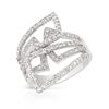 Image 1 : Genuine 1.1 TCW 14K White Gold Ladies Ring - REF-97K3R