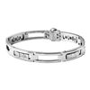 Image 1 : Genuine 1.19 TCW 14K White Gold Ladies Bracelet - REF-337K9R