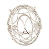 Image 1 : Genuine 14K White Gold 0.45CTW Diamond Semi Mount Ring - REF-85R7H
