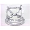 Image 1 : Genuine 14K White Gold 0.31CTW Diamond Semi Mount Ring - REF-56R5H