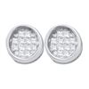 Image 1 : 0.25CT Diamond Invisible 14KT Earrings White Gold