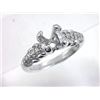 Image 1 : Genuine 14K White Gold 0.44CTW Diamond Semi Mount Ring - REF-57Y2Z