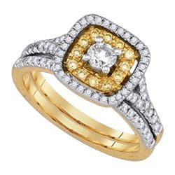 0.75CT Diamond Bridal 14KT Ring Yellow Gold