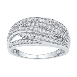 0.35CT Diamond Anniversary 10KT Ring White Gold