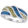 Image 1 : 0.50CT Diamond Micro-Pave 10KT Ring White Gold