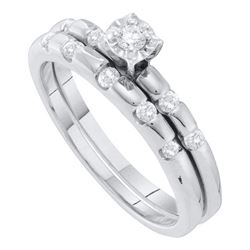 0.25CT Diamond Bridal 10KT Ring White Gold