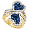 Image 1 : 1CT Diamond Anniversary 10KT Ring Yellow Gold