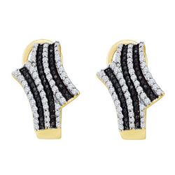 0.85CT Diamond Anniversary 10KT Earrings Yellow Gold