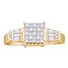 Image 1 : 0.50CT Diamond Invisible 14KT Ring Yellow Gold