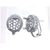 Image 1 : Genuine 14KWhite Gold 1.09CTW Diamond Semi-Mount Earrings - REF-165M4F