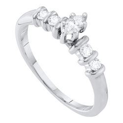 0.25CT Diamond Bridal 14KT Ring White Gold