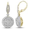 Image 1 : 2.0CT Diamond Anniversary 14KT Earrings Yellow Gold