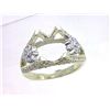 Image 1 : Genuine 14K Two Tone Gold 0.65CTW Diamond Semi Mount Ring - REF-82X4Y