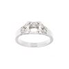 Image 1 : Genuine 14K White Gold 0.25CTW Diamond Semi Mount Ring - REF-58Z7T