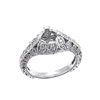 Image 1 : Platinum 0.35CTW Diamond Semi Mount Ring - REF-139G3M
