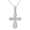 Image 1 : Genuine 0.67 TCW 18K White Gold Ladies Necklace - REF-64W6G