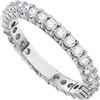 Image 1 : 2CT Diamond Eternity 14KT Ring White Gold