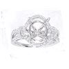 Image 1 : Genuine 14K White Gold 0.63CTW Diamond Semi Mount Ring - REF-71G9M