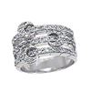 Image 1 : Genuine 18K White Gold 1.1CTW Diamond Rings - REF-182K9R