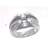 Image 1 : Genuine 18K White Gold 0.51CTW Diamond Semi Mount Ring - REF-159Y3Z