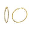 Image 1 : Genuine 5.75 TCW 14K Yellow Gold Ladies Earring - REF-477F2N