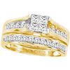 Image 1 : 2.0CT Diamond Invisible 14KT Ring Yellow Gold