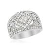 Image 1 : Genuine 1.48 TCW 14K White Gold Ladies Ring - REF-149T2K