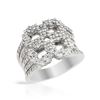 Image 1 : Genuine 1.15 TCW 18K White Gold Ladies Ring - REF-201W6G