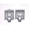 Image 1 : Genuine 14KWhite Gold 0.43CTW Diamond Semi-Mount Earrings - REF-72Y7Z
