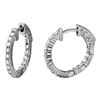 Image 1 : Genuine 1.04 TCW 14K White Gold Ladies Earring - REF-106N6A