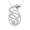 Image 1 : Genuine 3.71 TCW 14K White Gold Ladies Necklace - REF-330N3A