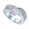 Image 1 : 0.75CT Diamond Invisible 10KT Ring White Gold