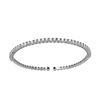 Image 1 : Genuine 18K White Gold 4.31CTW Diamond Bangle - REF-505K8R