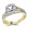 Image 1 : 0.60CT Diamond Semi-Mount 14KT Ring Yellow Gold