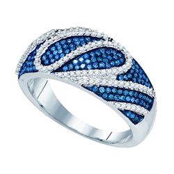 0.60CT Diamond Micro-Pave 10KT Ring White Gold