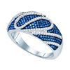 Image 1 : 0.60CT Diamond Micro-Pave 10KT Ring White Gold