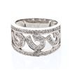 Image 1 : Genuine 18K White Gold 0.4CTW Diamond Rings - REF-73M3F