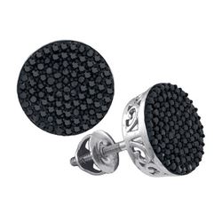 0.50CT Diamond Micro-Pave 10KT Earrings White Gold